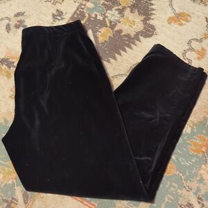 crazy horse liz claiborne Company Velour Black Pants